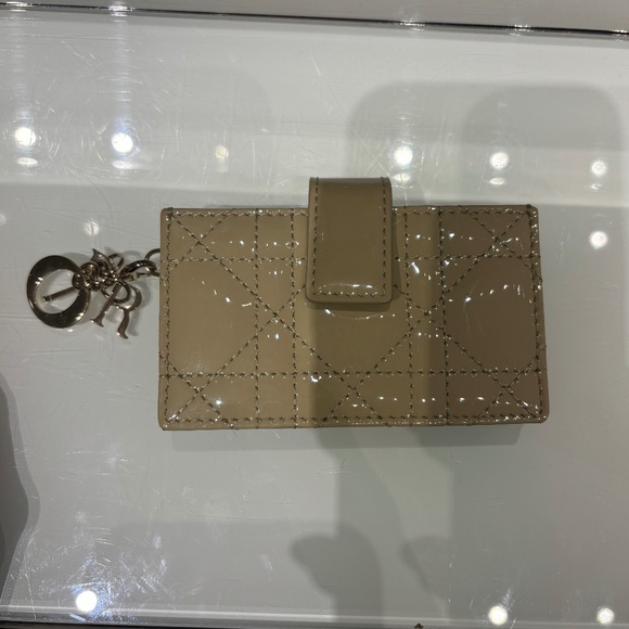 Dior Lady Dior 5--Gusset Card Holder - Picture 1 of 5